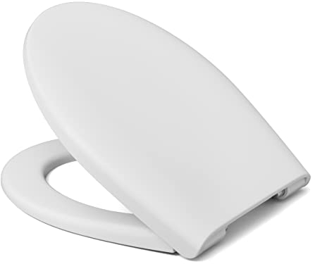 HARO Toilettensitz Sobadero SoftClose (WC-Sitz weiß alpin, mit Softclose + TakeOff, Deckel D-förmig, ovale Form, Wrapover, Sitz- / Ringpuffer)