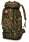 KXBUNQD Wasserdichter Camping-Wanderrucksack, 70L/100L, Molle-Rucksack, großer Tagesrucksack für Reisen, Wald-Tarnmuster, X-Large, Sportlich