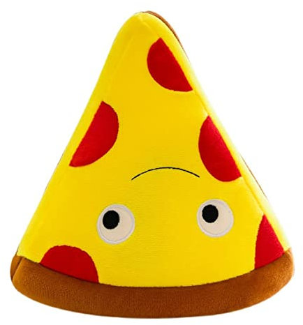 Generic Haletia Simulation Pizza Plush Doll Cartoon Cute Decorative Bread Pillow Soft Lumbar Back Cushion Squeeze Plush Toys Simulation Food Home Decor Photography prop (40cm)