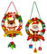 Bastelset Weihnachten Kinder, Filz Bastelset Kinder Winter, Weihnachtskranz Bastelset Beleuchtet, Diy Türkranz Für Tür Haustür Fenster, Weihnachtsgeschenke Junge Mädchen (Rentier Weihnachtsmann)