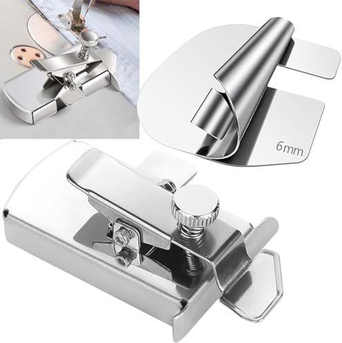 Magnetic Seam Guide For Sewing Machine, Sewing Accessories, with Scrolled Hem Attachment 6 mm, Magnetic Seam Guide, Sewing Machine Accessories, Sewing Accessories, Sewing Clips