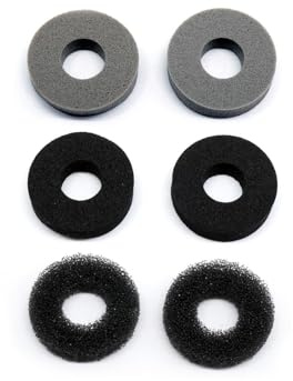 RetroRetter 6 x Aim Assist Thumbstick Ringe Set - 2X Hart, 2X Medium, 2X Weich - für PlayStation 5 (PS5), PlayStation 4 (PS4), Xbox und Switch Pro Controller