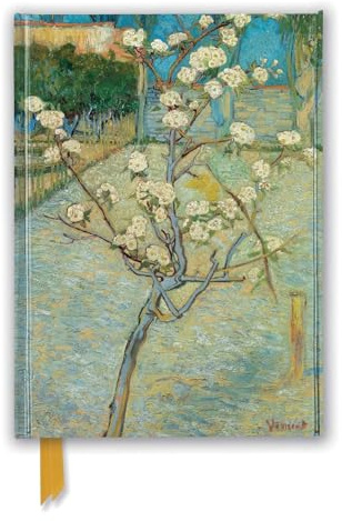 Vincent Van Gogh: Small Pear Tree in Blossom (Foiled Journal) (Flame Tree Notebooks): Unser hochwertiges, liniertes Blankbook mit festem, künstlerisch ... Notizbuch DIN A 5 mit Magnetverschluss)