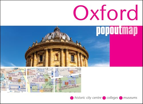 Oxford PopOut Map: pocket-size, pop up, city map of Oxford city centre including top sights not to be missed