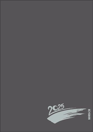 Foto-Malen-Basteln A4 anthrazit mit Folienprägung 2025: Fotokalender zum Selbstgestalten. Do-it-yourself Kalender mit festem Fotokarton und edler Folienprägung.