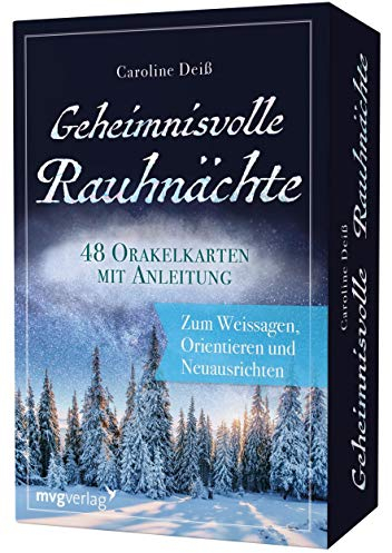 Geheimnisvolle Rauhnächte – 48 Orakelkarten mit Anleitung: Zum Weissagen, Orientieren und Neuausrichten. Das perfekte Geschenk für den Adventskalender oder zu Weihnachten