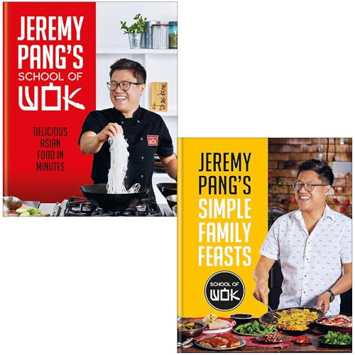 Jeremy Pang Collection 2 Books Set (Jeremy Pang's School of Wok Delicious Asian Food in Minutes & Simple Family Feasts)