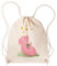 Mr. & Mrs. Panda Sportbeutel Schwein Glück - Geschenk, Tasche, Kleine Sporttasche, Turnbeutel, lustige Sprüche, Träume, Beutel Rucksack, Schweinchen,