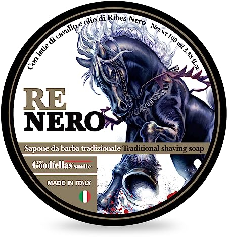 Sapone da barba The Goodfellas ' smile Re Nero 100ml. Prodotto Artigianale Italiano