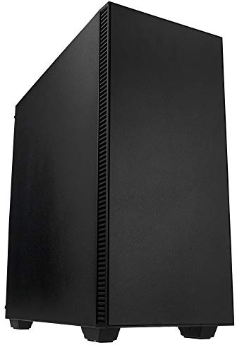 Kolink Tranquility Mid-Tower Mini-ITX ATX Case - Empty Computer Tower - Gamer PC Case - PC Tower - Silent PC Case - Black