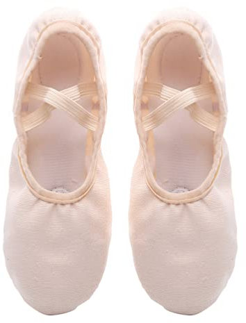 1 Par Zapatos De Práctica De Ballet Zapatillas De Ballet Pies De Ballet Zapatos De Barra Para Mujer Ballet De Lona Zapatos De Baile Para Niñas Equipo Ligero De Las Mujeres