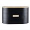 Sleek and Modern Textured Typhoon Living Otto Bread Bin - Black