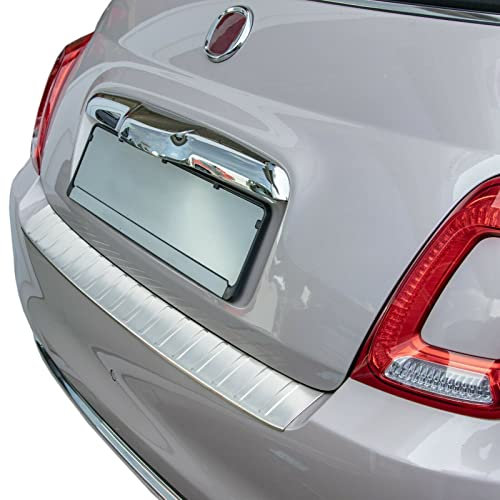 Ladekantenschutz Edelstahl MATT kompatibel für FIAT 500 FACELIFT | 500C CABRIO 2016-2020 | premium Qualität von RECAMBO