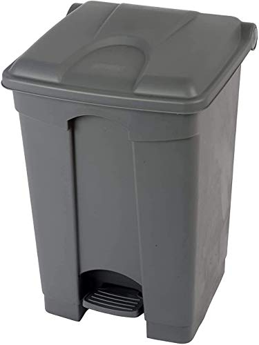 Chabrias 5x 30 Litre Medical Clinical, School Waste Pedal Bin Plastic Ltd (Grey)