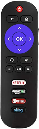 Remote Control Compatible with All Hisense Roku TV, Universal Replacement Remote Control for Hisense 4K Smart TVs - No Setup Required