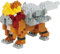 Nanoblock Klemmbaustein Set Pokémon Entei 240 Teile, Geschicklichkeitslevel 3, NBPM-090