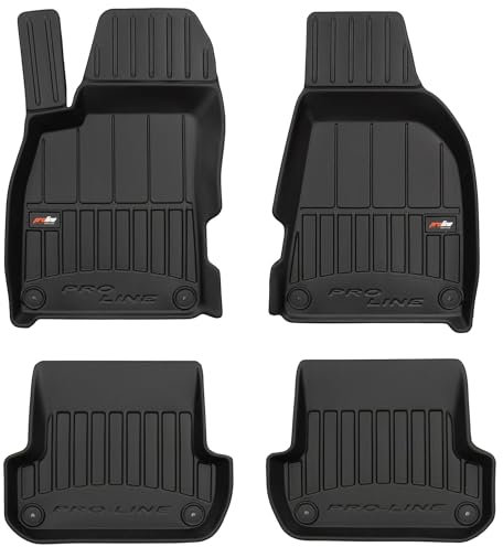 SMK Gummimatten auto fußmatten Satz passend für Audi A4 B6 2000-2006 Erleben Sie einen neuen Standard des Reisens mit rutschfesten auto fussmatten - Mehrjahres- auto teppiche für alle Straßenverhältni