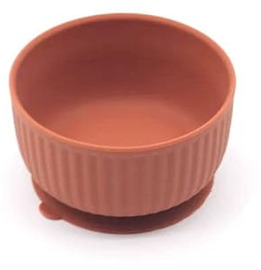 Kotomoda Gamelle en Silicone antidérapante pour Petit Animal Domestique - Gamelle pour Chat - Gamelle pour Chien et Chaton (Terre Cuite)