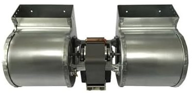 FIGEVIDA Ventilatore CENTRIFUGO Doppio EMMEVI 133W per Stufa A Pellet EDILKAMIN Iris, Prisma, SILCALOR, ECOFOREST