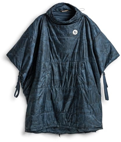 Fjällräven Unisex Sleep Long Poncho, Navy/Blue Shadow, One Size