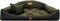 Dogs4Life Waschbar Orthopädisches Hundebett Hundekissen Hundesofa Hundekorb für Kleine Mittelgroße Grosse Hunde S - XXL Personalisiert mit Namen (L, Khaki)