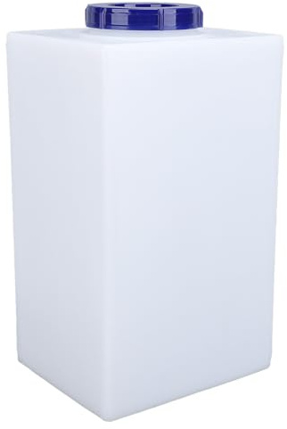 Luqeeg El Tanque de Agua de 5 Galones RV, Contenedor de Agua para Acampar, Tanque de Contenedor de Almacenamiento de Agua Barril de Agua con Entrada de Agua de 130 mm para Remolques, Yate
