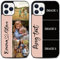 EKAM Personalised Phone Case For Apple iPhone 16, 15, 14, Pro, Max, Mini, Plus 13, 12, 11, X, XS, XR, SE, 8, 7 - Add Your Text & 3 photos multiple Picture Custom Design PC + Soft TPU Case (Blush Pink)