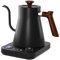 Electric Gooseneck Kettle 0.9L with LCD Display, 304 Stainless Steel Pour-Over Coffee & Tea Hot Water Boiler, Automatic Temperature Control, 1200W Quick Heating Tea Pot