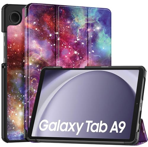 Vakarey Cover per Samsung Galaxy Tab A9/A11 8.7 Pollici,Custodia Tablet per Samsung Tab A11,Via Lattea