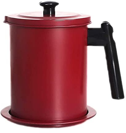 CGCSYZ Dispensador de Aceite y vinagre, Recipiente de 1,7 L para almacenar Aceite, Recipiente para Guardar Grasa con Tapa a Prueba de Polvo(