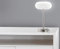 Trango LED Tischlampe MIAMI 2017-92T Stufenlos dimmbar mit Touch-Funktion - Schreibtischlampe in Nickel Matt mit Satiniertem Glasschirm - 5W LED Warmweiß – Nachttischlampe in modernem Design