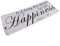 Decorative Vinyl Bathroom Wall Decal Happiness Is A Long Hot Shower for Home