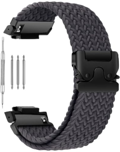 INF Atmungsaktives Nylon Uhrenarmband kompatibel mit Casio G-SHOCK GA-110/GA120/700 mit Paracord-Schnalle