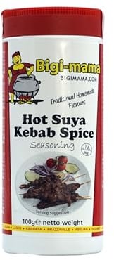 Hot Suya Spice – 1 x 100g – Scharfes Yaji Pepper Grillgewürz Nigerianischer Art für Kebab von Bigi Mama (100 g)