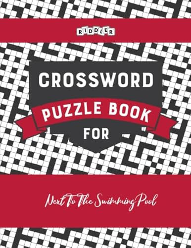 Crossword Puzzle Book for Next To The Swimming Pool