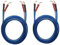KK ZB-ZB 1pair Set(Total 8 pin Plug) HiFi OFC Speaker Wire, Pin Type Plug to Pin Type Plug