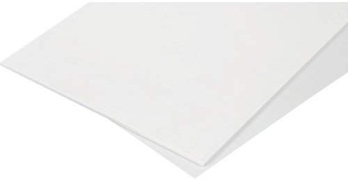 Modellbau Berthold ABS-Platte Weiß 500x300 mm von 0,5 mm bis 3,0 mm Stärke (Stärke 1,0 mm)
