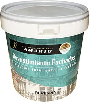 Amarto Revestimiento Liso Revespin, al agua mate en color blanco (4 l.)
