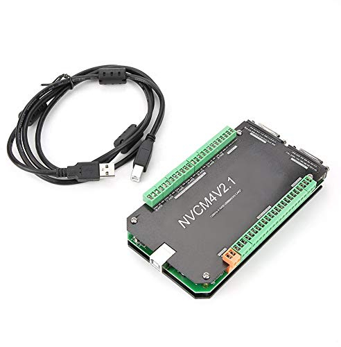 Controlador de movimiento CNC, controlador CNC de 4 ejes NVCM Tarjeta de placa de interfaz USB para motor paso a paso