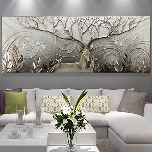 Instarry 5D Diamond Painting Zubehör Groß Reh Dekoration Wohnung Modern 120x40 cm