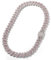 ZqlDDayUP Iced Out Miami Kubanische Gliederkette 18 Karat Weißgold vergoldet 13 mm kubanische Gliederkette Choker-Halskette mehrfarbige Labordiamanten Gliederarmband Halskette für Männer und Frauen