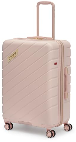 DKNY Spinner Hardside Check in Gepäck, Rosenwasser, 14 Inch, Spinner Hardside Check in Gepäck