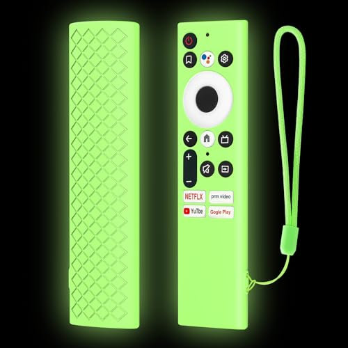LEFXMOPHY Glow Case für Skyworth 55Q20 TC9010 TC9012 RHA-T2 Fernbedienung, Silikonhülle, leuchtet im Dunkeln, Limettengrün
