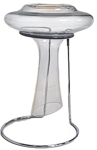 Support de séchage pour carafe à whisky - Égouttoir pour carafe à vin, support pour carafe | Séchoir à carafe avec dessus recouvert de caoutchouc pour grandes carafes à vin standard pour amis et parte