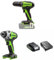 Greenworks GD24DD35 Cordless Drill-Driver 35Nm + GD24ID3 Impact Drill 300Nm + 24V 2Ah Battery & Charger + 3 Year Guarantee