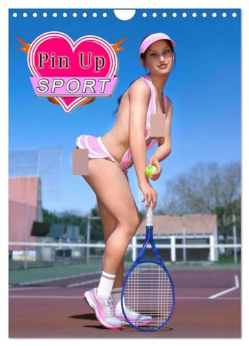 Pin Up Sport (Wandkalender 2025 DIN A4 hoch), CALVENDO Monatskalender: 12 sportliche sexy Ladys begleiten sie durchs Jahr. (CALVENDO Sport)