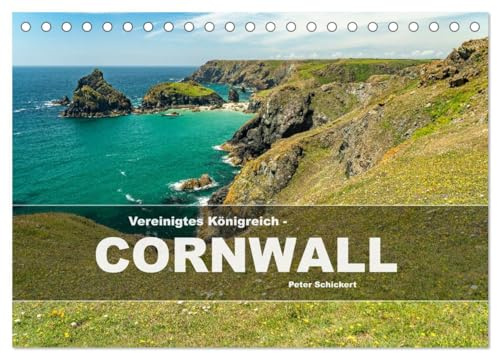 Vereinigtes Königreich - Cornwall (Tischkalender 2026 DIN A5 quer), CALVENDO Monatskalender: Eine wunderbare Reise durch die berühmte Küstenregion im Südwesten Englands. (CALVENDO Orte)