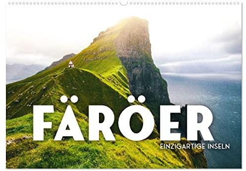 Färöer - Einzigartige Inseln (Wandkalender 2026 DIN A2 quer), CALVENDO Monatskalender: Entdecken Sie das hevorragende Färöer, so wie Sie es noch nie gesehen haben. (CALVENDO Orte)
