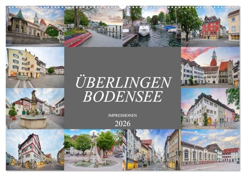 Überlingen Bodensee Impressionen (Wandkalender 2026 DIN A2 quer), CALVENDO Monatskalender: Überlingen die Perle am Bodensee (CALVENDO Orte)