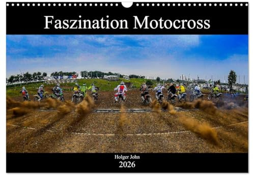 Blickpunkte Motocross (Wandkalender 2026 DIN A3 quer), CALVENDO Monatskalender: Die faszinierende Extremsportart Motocross in all seinen Facetten (CALVENDO Sport)